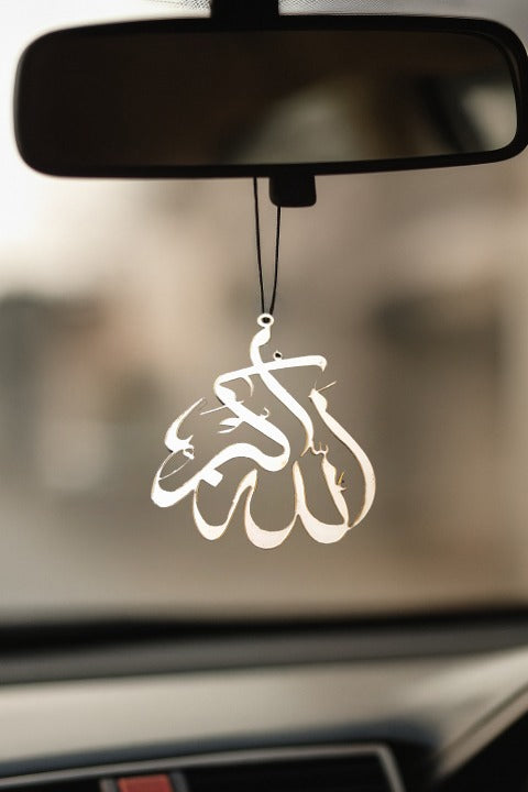 Customized calligraphy car hang