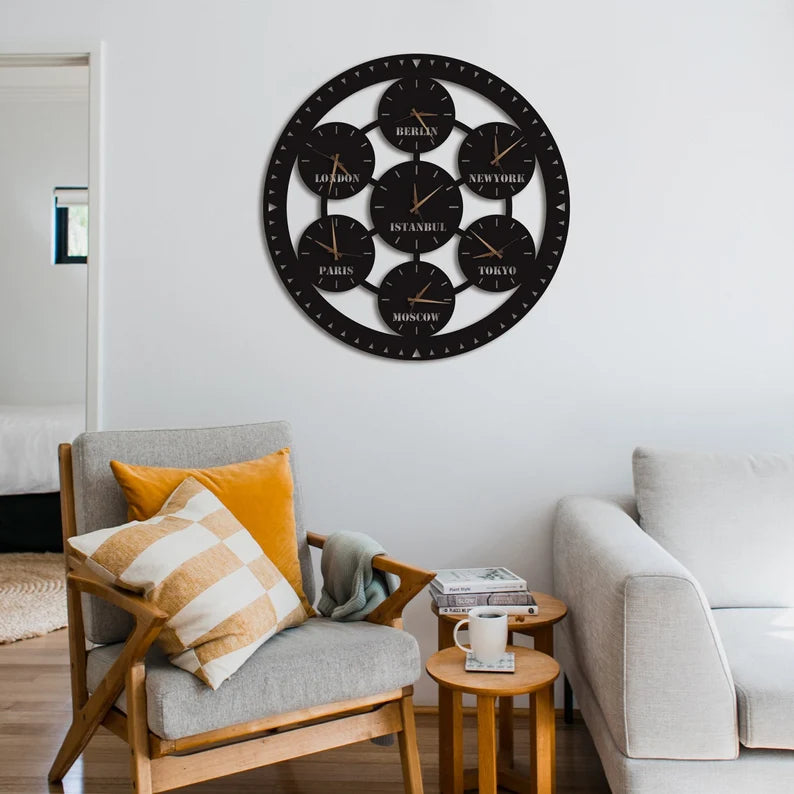 Extra Large Custom Metal Wall Clock, 90cm(35.4") Wall Clock