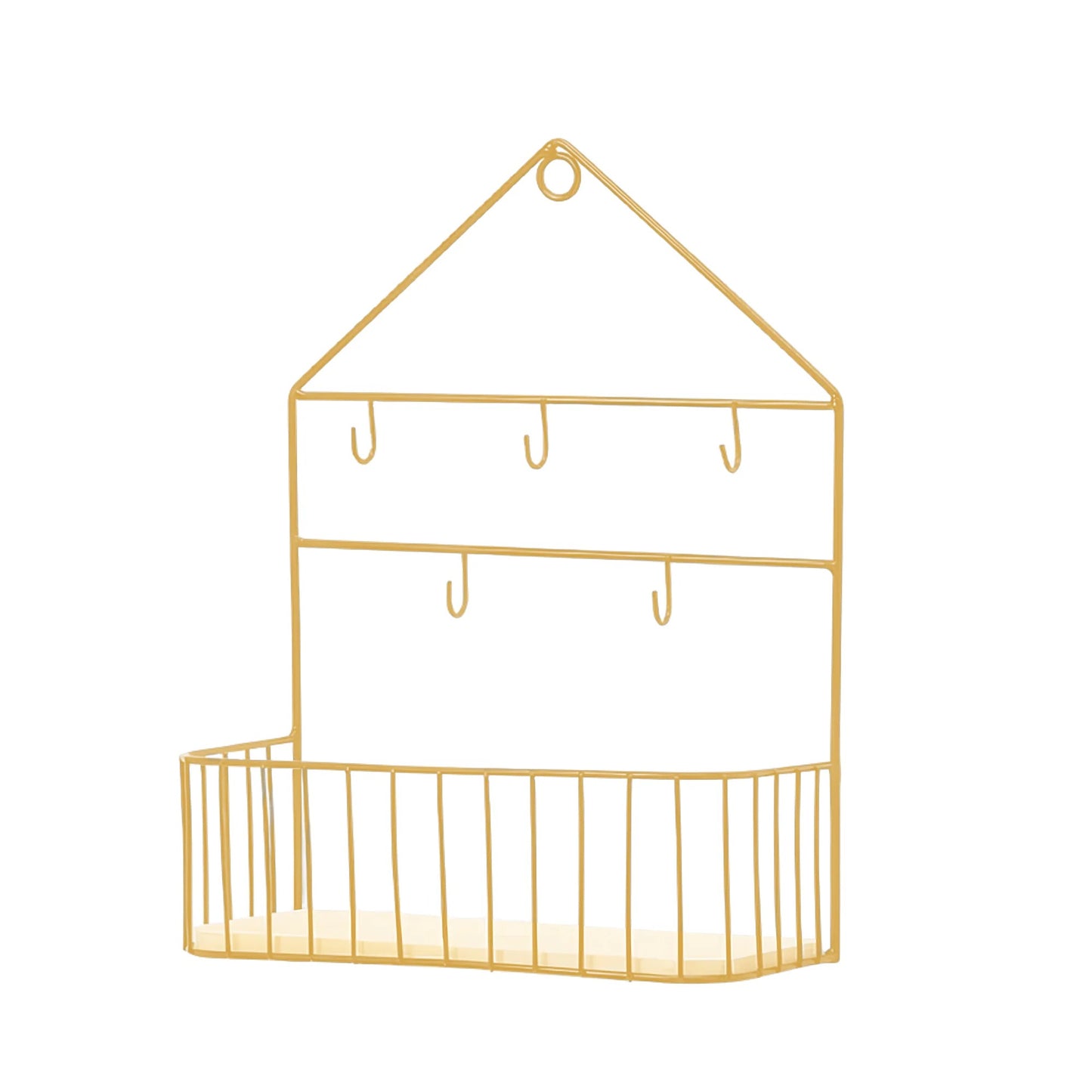 CREATIVE WALL MOUNTED SHELF - HOOKS