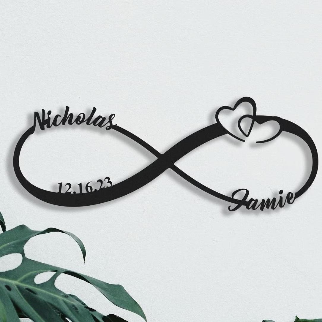 Custom Couple Name Sign,Personalized Couples Wall Sign,Romantic Name Wall Decor,Couple Name Sign,Couple Wall Decor, Home Decor