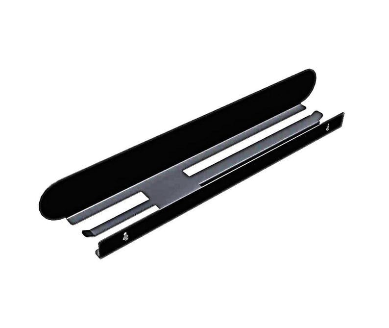 Wall-Mounted Bathroom Shelf with Towel Holder & Toilet Paper Dispenser | Stainless Steel Floating Storage Rack | Modern Black and White