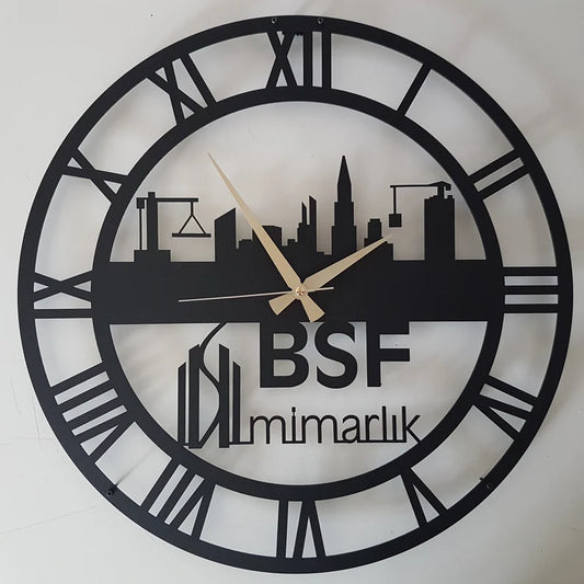 Personalized Metal Wall Clock from Your Logo|Custom Metal Wall Clocks