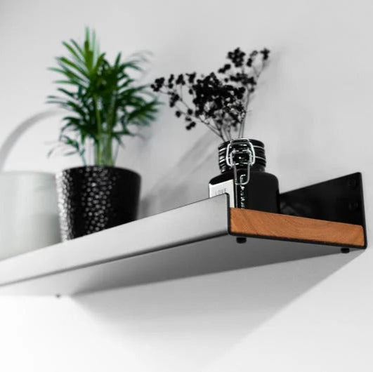 Metal Wooden aesthetic Rack