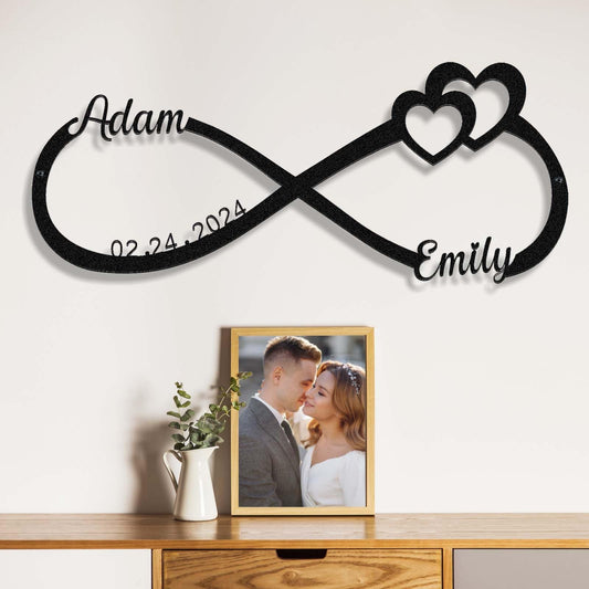 Custom Couple Name Sign,Personalized Couples Wall Sign,Romantic Name Wall Decor,Couple Name Sign,Couple Wall Decor, Home Decor