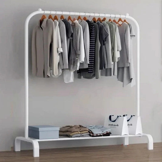 SINGLE POLE METAL CLOTH STAND