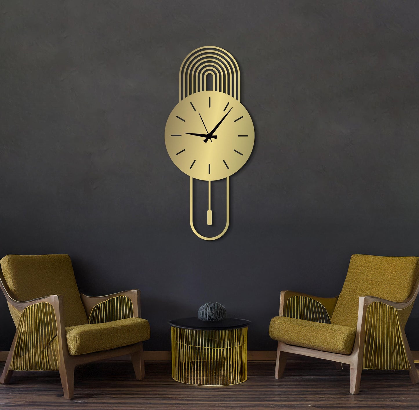 Luxury Wall Clock|Oversized Wall Clock|Metal Wall Clock|Large Wall Clock,