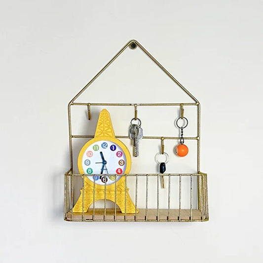 CREATIVE WALL MOUNTED SHELF - HOOKS