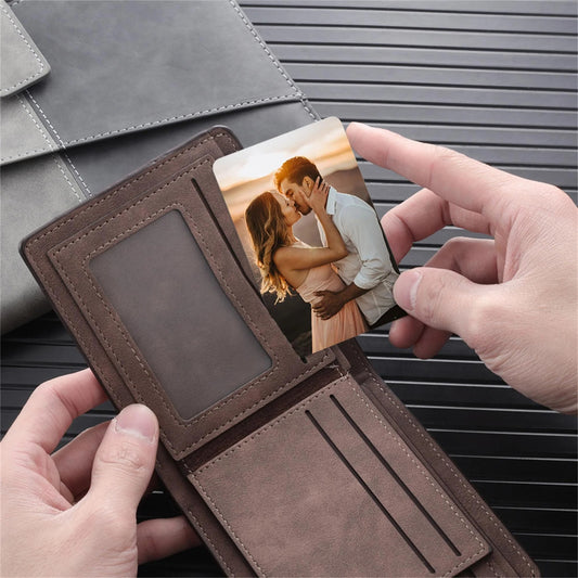 Custom Metal Photo Wallet Card|Personalised Picture Wallet