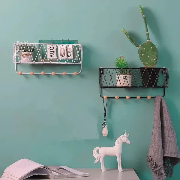 CRISS-CROSS WALL UTILITY SHELF