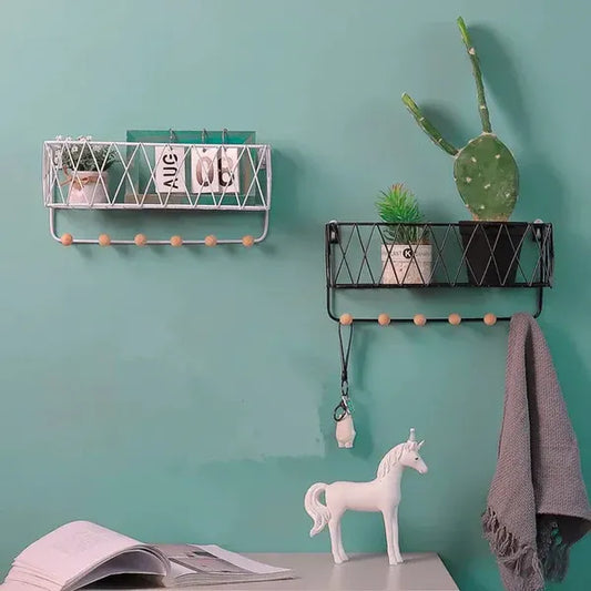 CRISS-CROSS WALL UTILITY SHELF